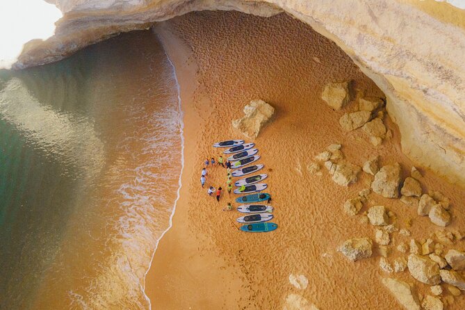 Small Group Paddleboard Experience in Benagil Cave with 4K Photos - Fitness, weather, and group size
