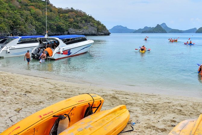 Snorkel and Kayak Tour to Angthong Marine Park by Speedboat from Koh Samui - Kayaking offers the calmest way to see the islands