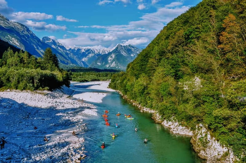 Soča River: Kayaking Adventure for All Levels with Photos - Ninety minutes on the river