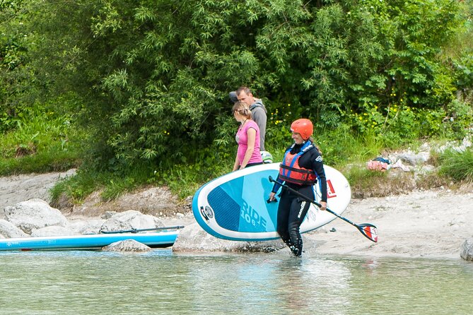 Soca Whitewater Stand-up Paddle Boarding Small Group Adventure - The safety briefing is more important than the coffee