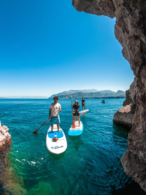 Sorrento: SUP Paddleboard Tour to Bagni Regina Giovanna - Paddling past Sorrento’s coves and cliffs