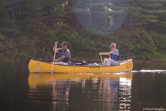 Southern Lakes Canoe Trip - 4 Day - Day 2: Medium lakes, portages, and a swim