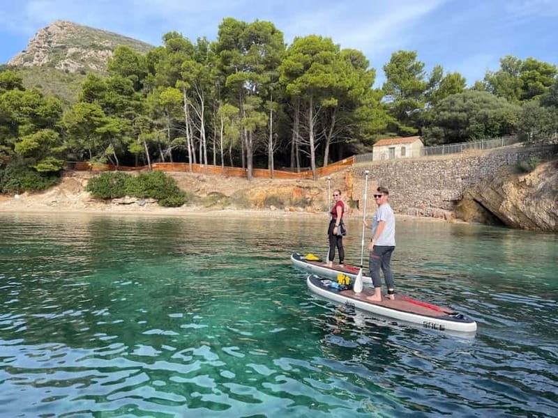 Spiaggia delle vacche: Stand Up Paddle Tour and breakfast - Flat stones, open water, and a 40-minute breakfast