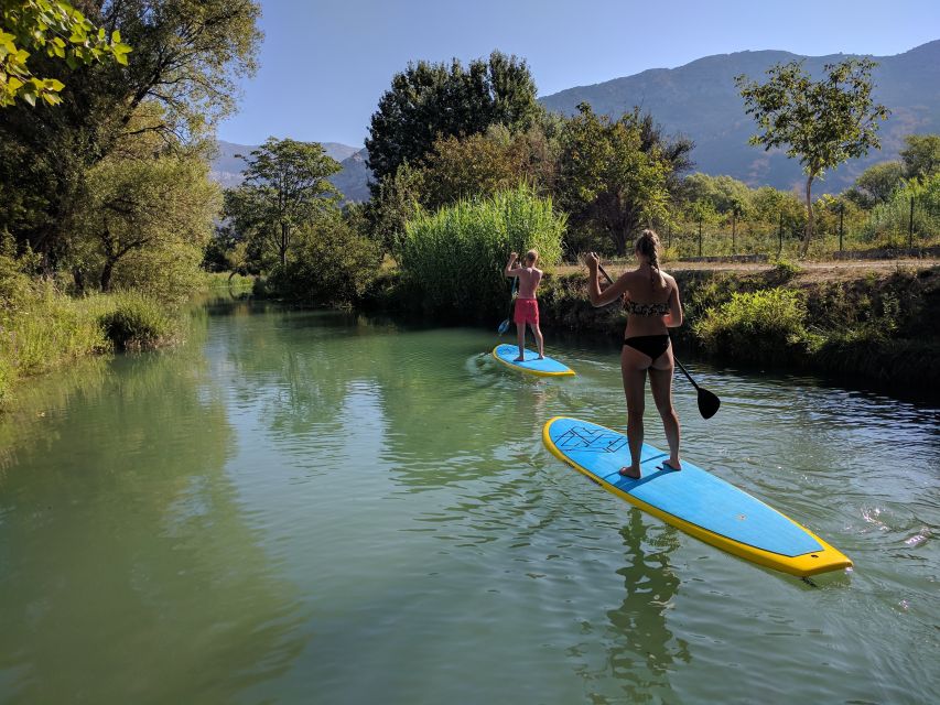 Split: Adriatic Sea and River Stand-Up Paddleboard Tour - Cliff jumping, snorkeling, and the beach break