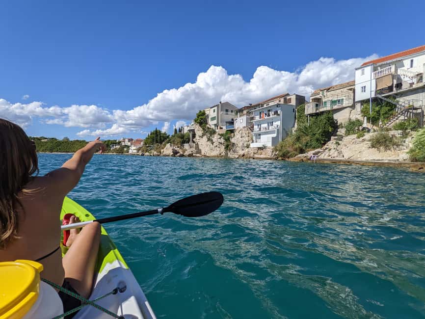 Split: Guided Kayak Adventure Tour - Back on the Adriatic with Mosor behind you