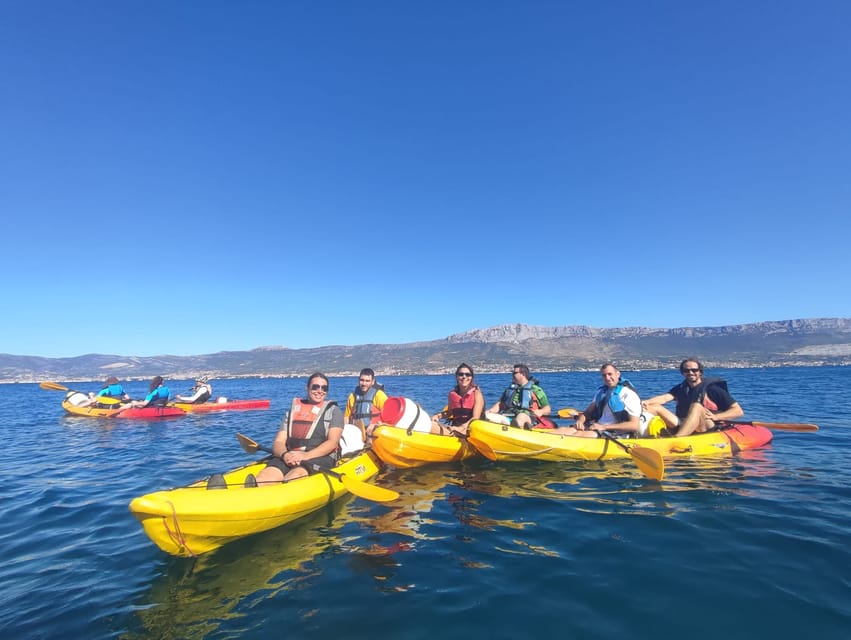Split: Guided Sea Kayaking Tour with Snorkeling - The final stop and Croatian wine
