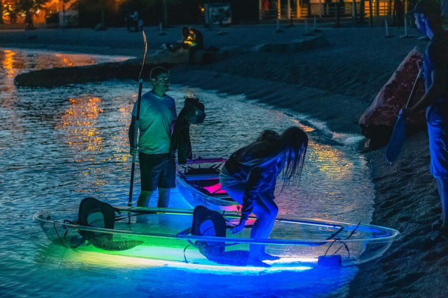 Split: Illuminated Evening Guided Kayaking Tour - The 15-minute briefing keeps beginners comfortable