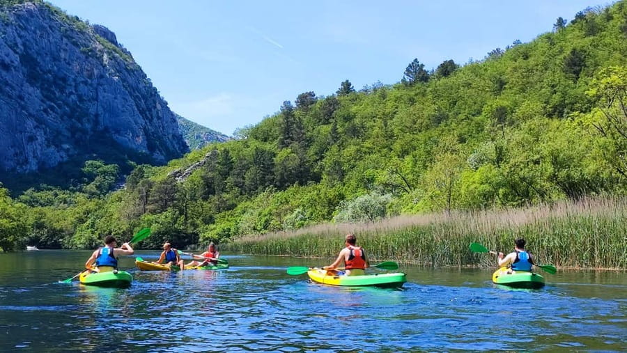 Split/Omiš - Guided River & Sea Kayaking + Snorkeling Tour - Meeting at Radmanove Mlinice
