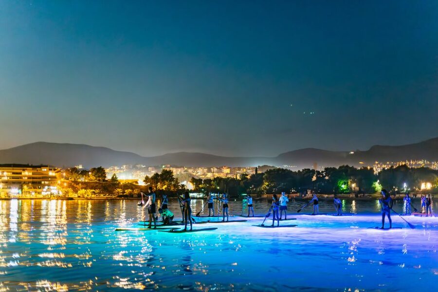 Split: Stand Up Paddleboard Night Glow Tour - Five minutes to get oriented at the campsite