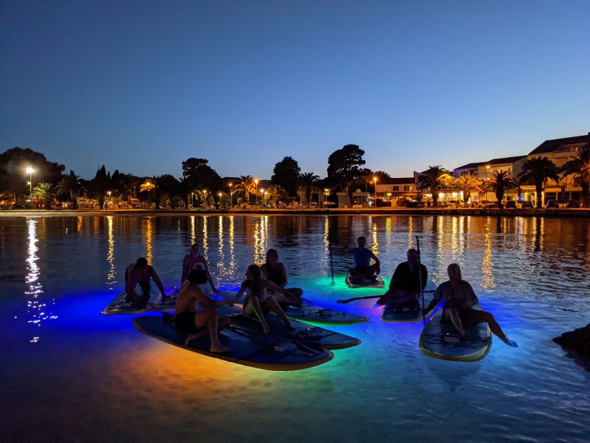 Split: Stand Up Paddleboard Night Glow Tour - On the water: 5 kilometers through sea and river