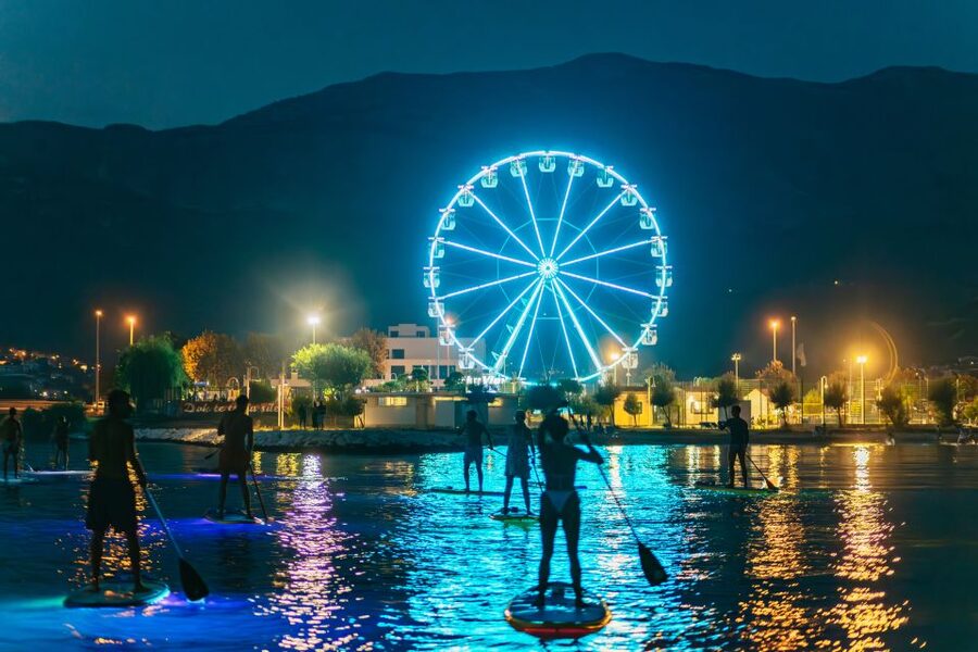 Split: Stand Up Paddleboard Night Glow Tour - Swimming, photos, and the small-group advantage