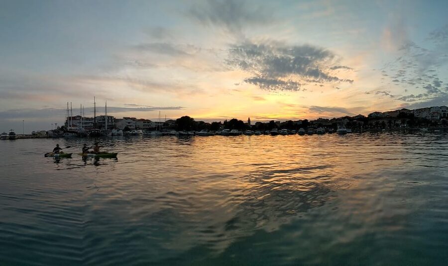 Split: Sunset Guided Kayaking Tour - From River Calm to Open Sea