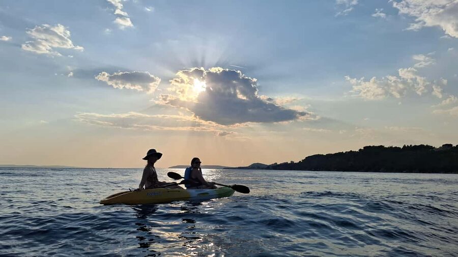 Split: Sunset Guided Kayaking Tour - The Guides Set the Mood
