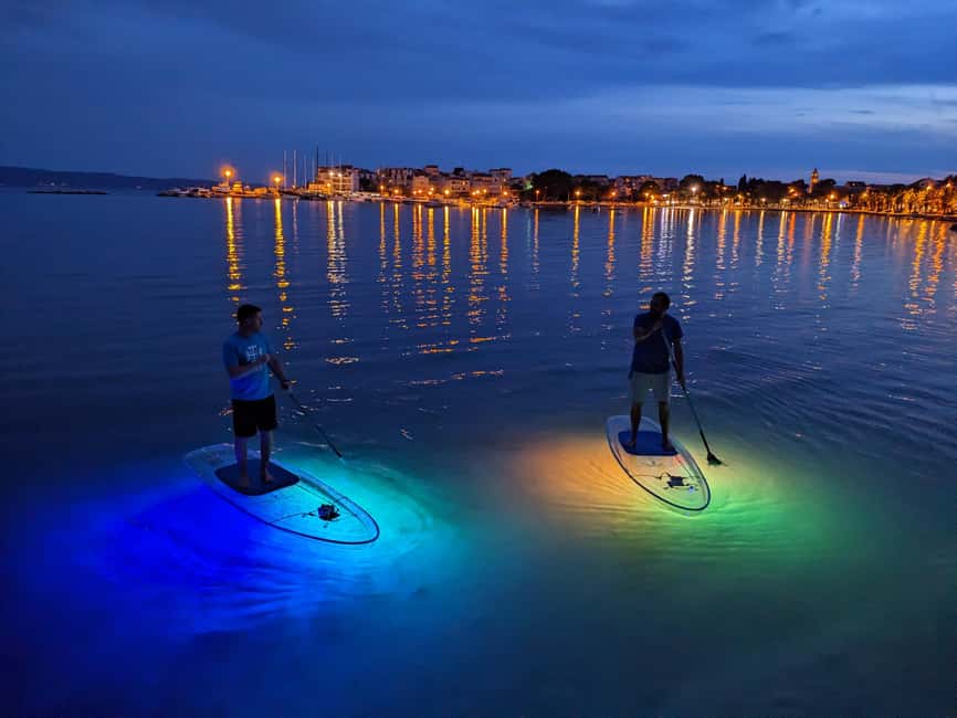 Split: Transparent SUP night Glow tour - Practical timing and cancellation advice