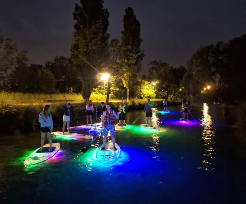 Split: Transparent SUP night Glow tour - From the sea into the river