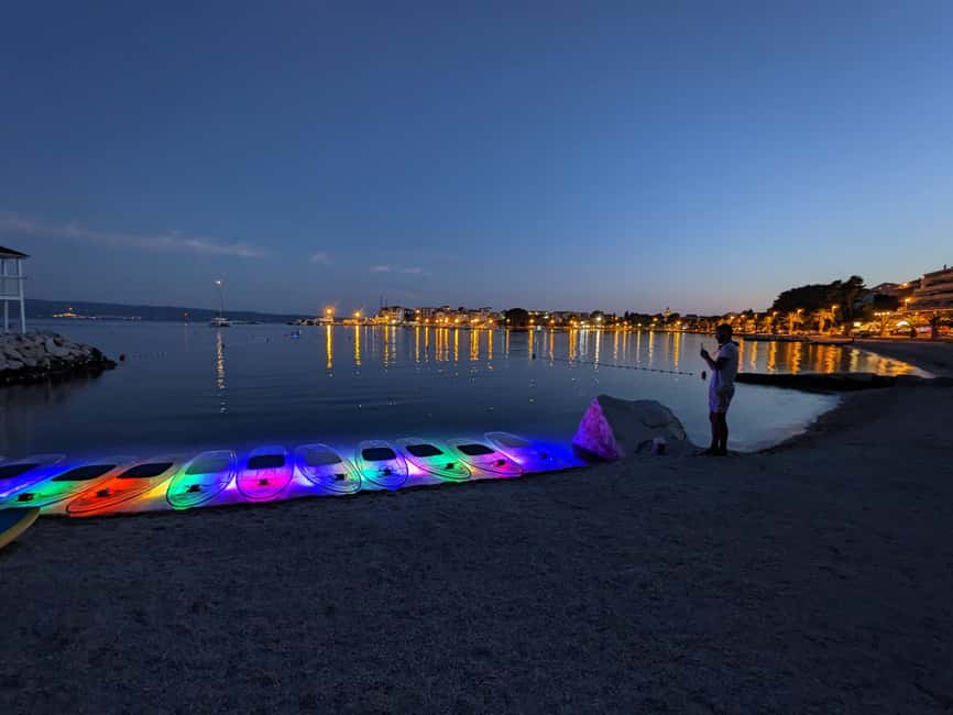 Split: Transparent SUP night Glow tour - The 10-minute briefing before sunset