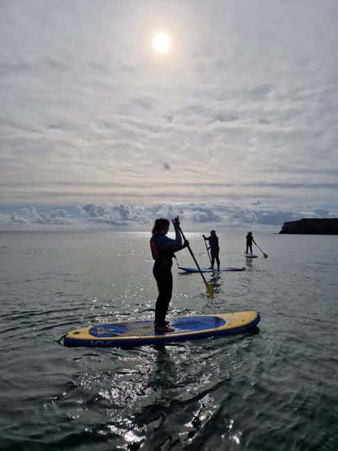 Stackpole Quay: Paddle Boarding Tour - Paddling along the Stackpole coast