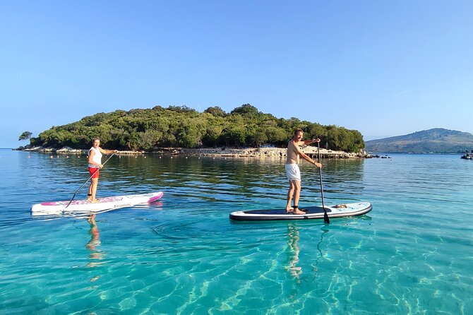 Stand Up Paddle-boarding around Ksamil islands (3 times a day) - Paddling through Ksamil’s clear water