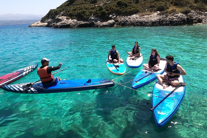 Stand -Up Paddleboard and Multi-Surprise Elements Tour in Crete - Paddling along the bay and learning about the sea