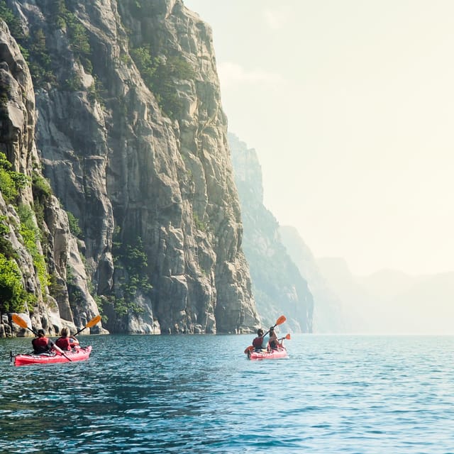 Stavanger: Lysefjord Kayak Safari (Waterfalls & Pulpit Rock) - Is $291 a fair price?