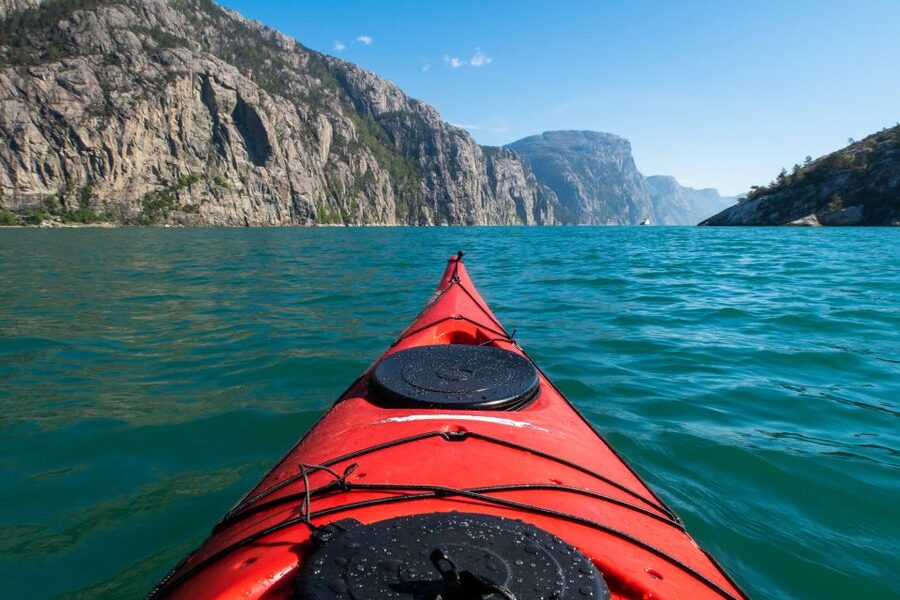 Stavanger: Lysefjord Kayak Safari (Waterfalls & Pulpit Rock) - Starting at Dørvika beach