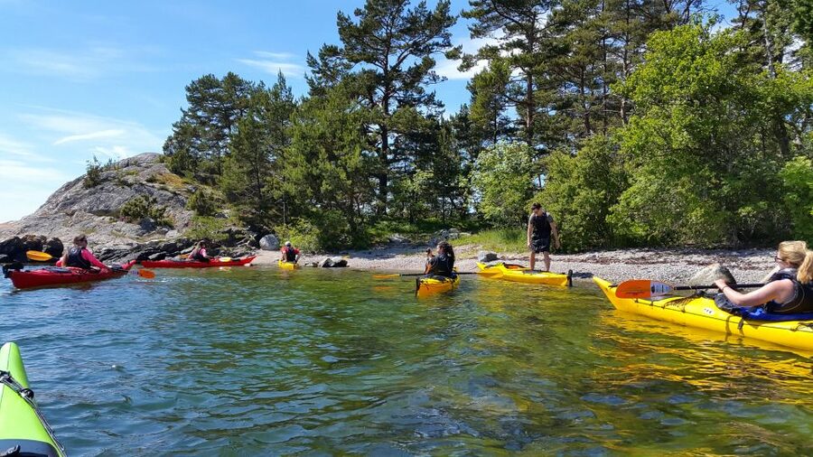 Stockholm: Full-Day Archipelago Kayaking Adventure - Swimming, cliff jumping, and Swedish fika