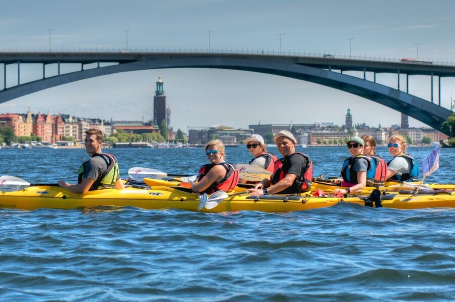 Stockholm: Guided Kayak City Tour & Optional Midsummer Meal - The morning route, close to Stockholm’s shoreline