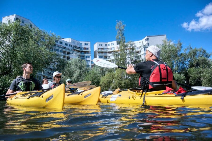 Stockholm: Guided Kayak City Tour & Optional Midsummer Meal - What the city looks like from the water