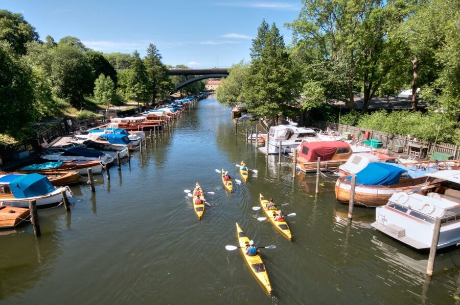 Stockholm: Guided Kayak City Tour & Optional Midsummer Meal - Starting out in a stable two-person kayak