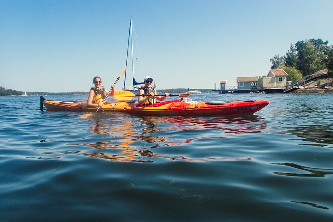 Stockholm: Kayaking tour around Vaxholm Archipelago with Fika - Resarö and the remarkable Ytterby Mine
