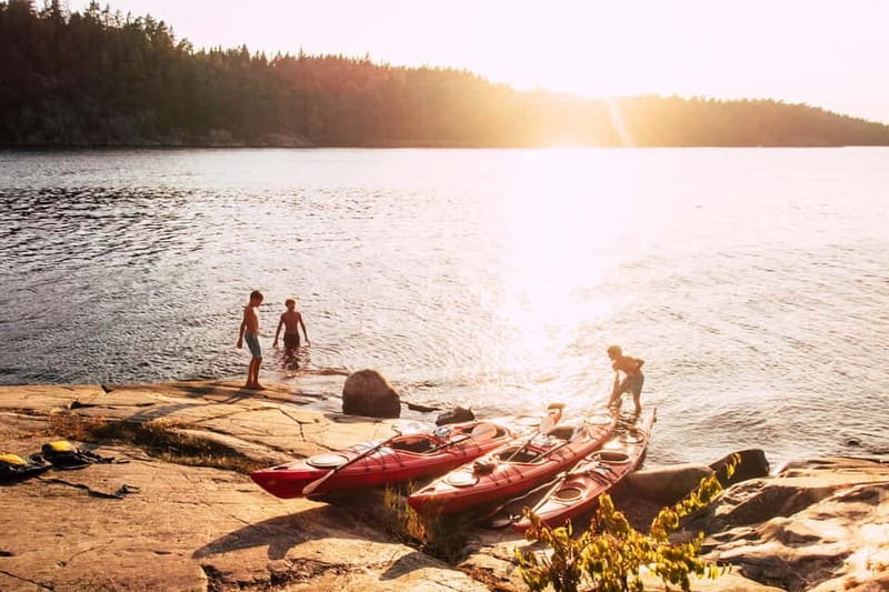Stockholm: Self Guided Kayak Adventure in Nature Reserve - Key points at a glance