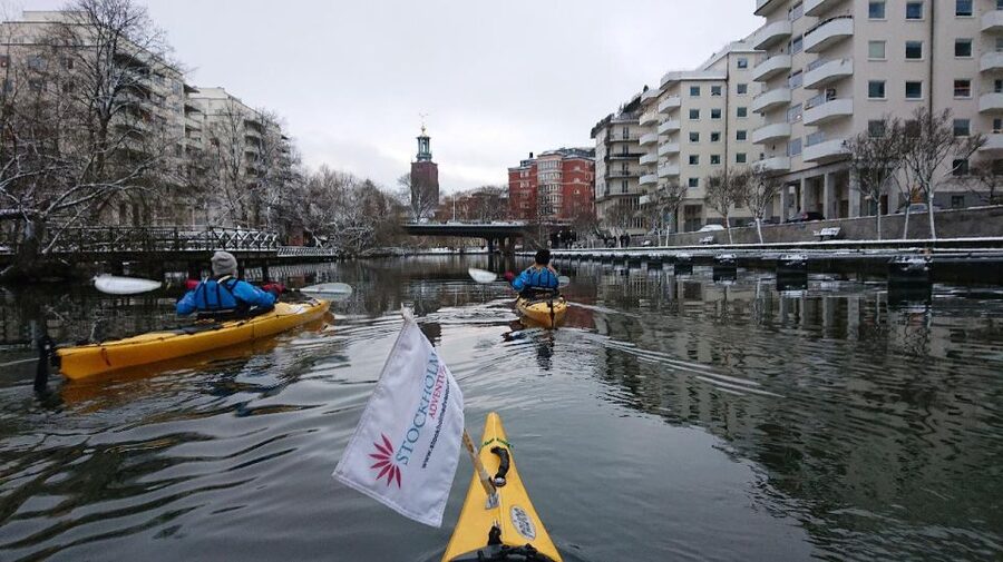 Stockholm: Winter City Kayaking Tour - Meeting at the Adventure Cafe near Central Station