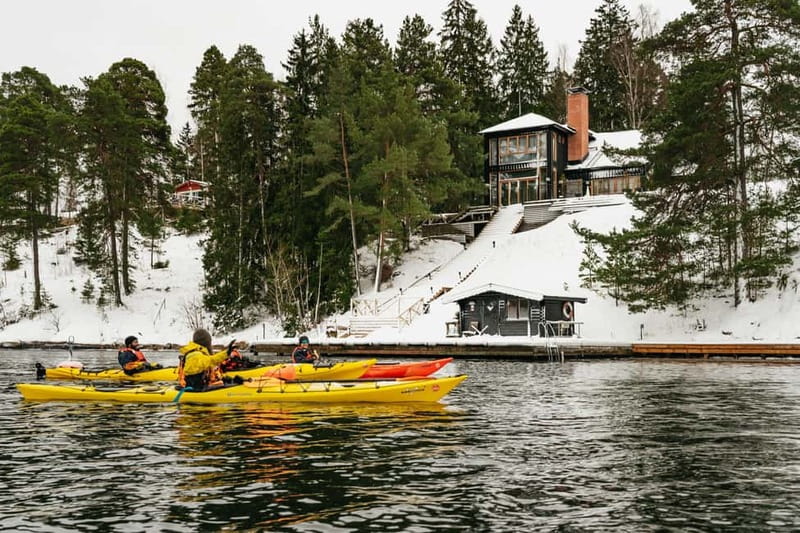 Stockholm: Winter Kayaking, Swedish Fika, and Hot Sauna - The sauna and Baltic cold plunge