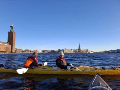 Winter Kayaking Tour through the City Centre