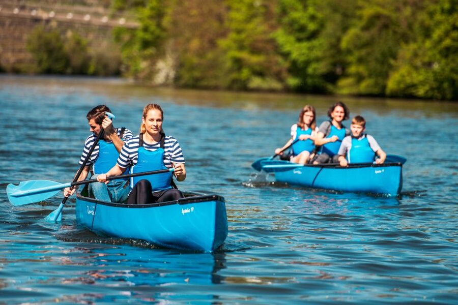 Stuttgart: Canadian Canoe Rental - Starting at Riverhouse in Stuttgart Münster