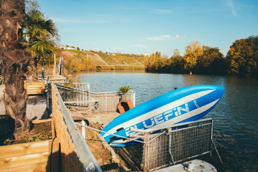 Stuttgart: Stand Up Paddling Rental - Choosing a Route With the Map