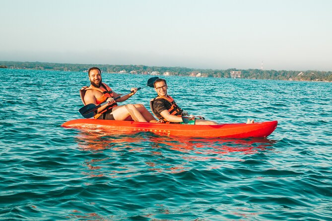 Sunrise Kayaking Tour in Bacalar with Breakfast and Photos - GoPro photos without managing your own camera