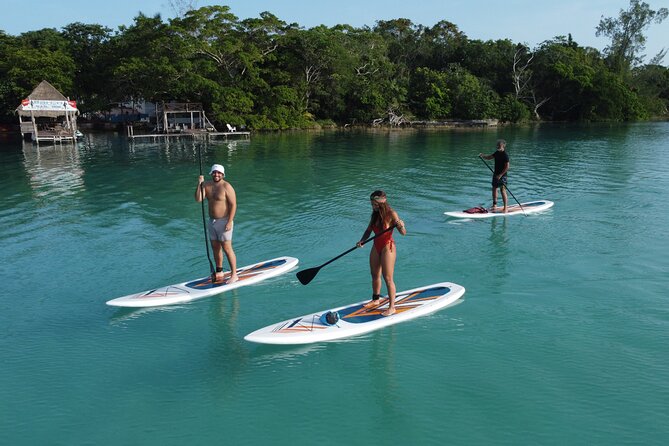 Sunrise on Paddleboard with breakfast in the lagoon of 7 colors - Who will get the most from this $30 outing