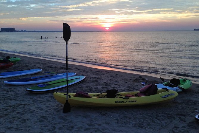 Sunset Dolphin Kayak Tours - Launching from First Landing State Park
