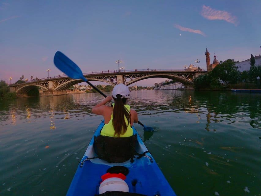 Sunset Kayak: Historic Seville, Triana and La Cartuja - Starting at Antiguas Almonas on Paseo de la O