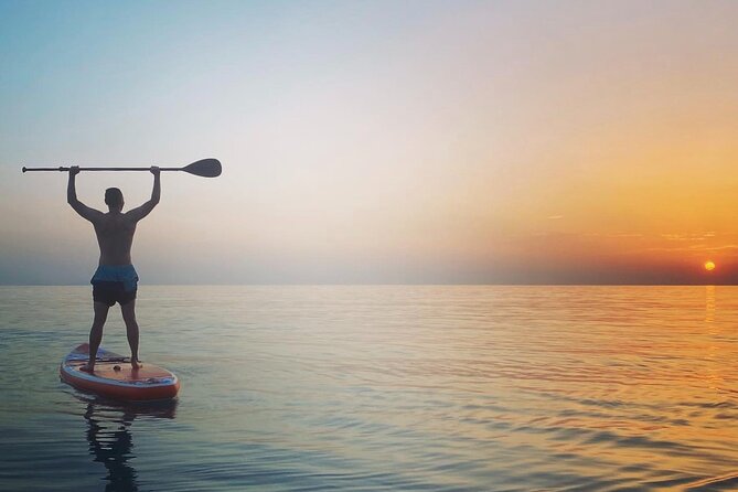 Sunset kayak/Sup tour - Lukova caves and Secret beaches - Returning along the coast to the pink beach