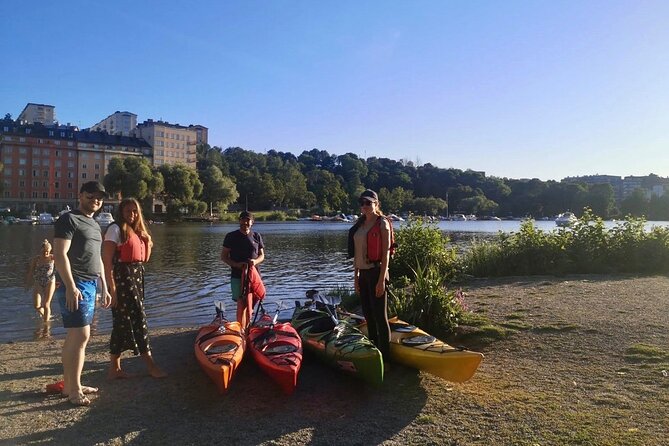 Sunset Kayak Tour in Central Stockholm and Swedish Fika - A substantial route, not a short photo stop