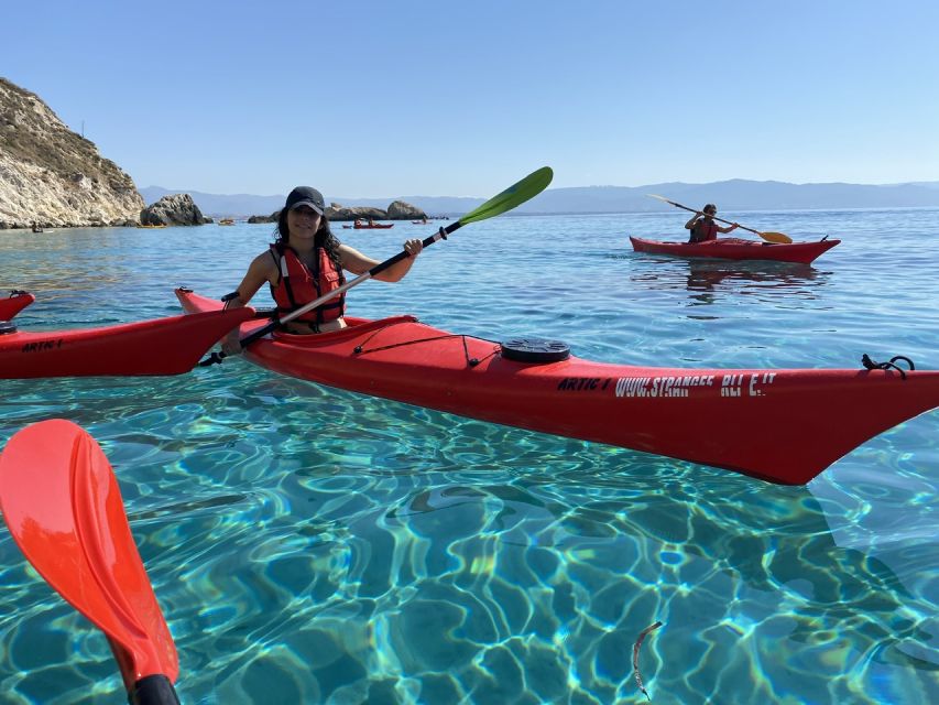 Sunset kayak tour Sella del diavolo - Paddling beside the Sella del Diavolo