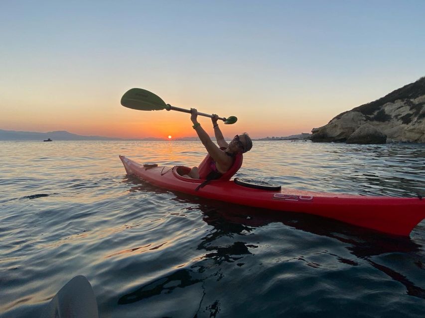 Sunset kayak tour Sella del diavolo - What Daniele adds to the outing