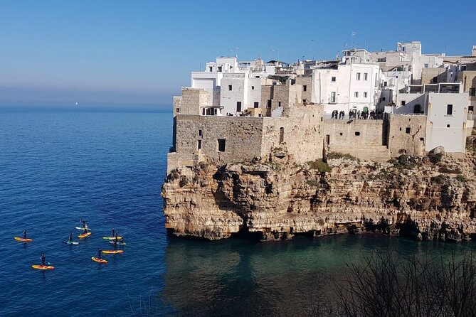 SUP in Polignano : Guided Excursions or Free Hire - Along the cliffs toward the sea caves