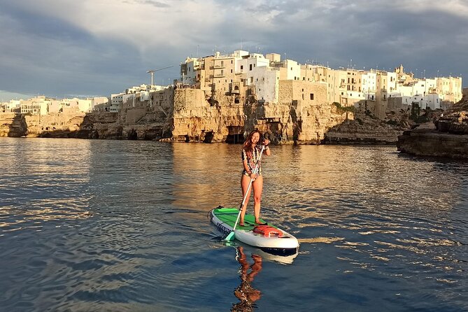 SUP in Polignano : Guided Excursions or Free Hire - Morning calm or sunset color