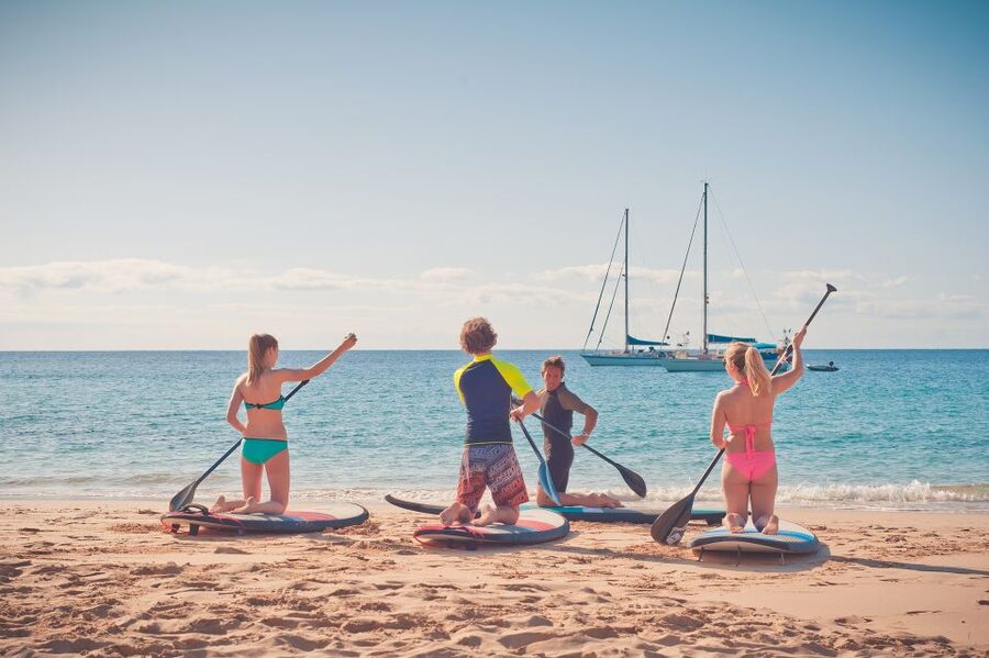 SUP taster course in the picturesque bay of Morro Jable - Two hours that favor coaching over sightseeing