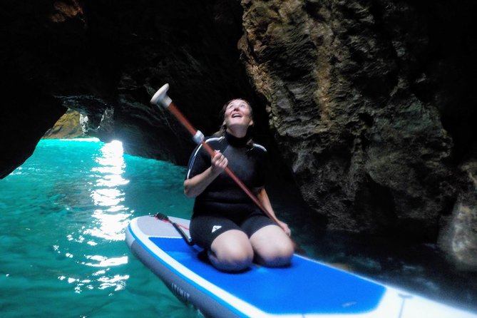 SUP Tour in Algarve Ingrina Caves w/ Snorkeling & Photos Included - Photos and videos without the phone fuss