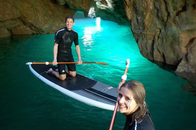 SUP Tour in Algarve Ingrina Caves w/ Snorkeling & Photos Included - Starting with a 10-minute lesson on land
