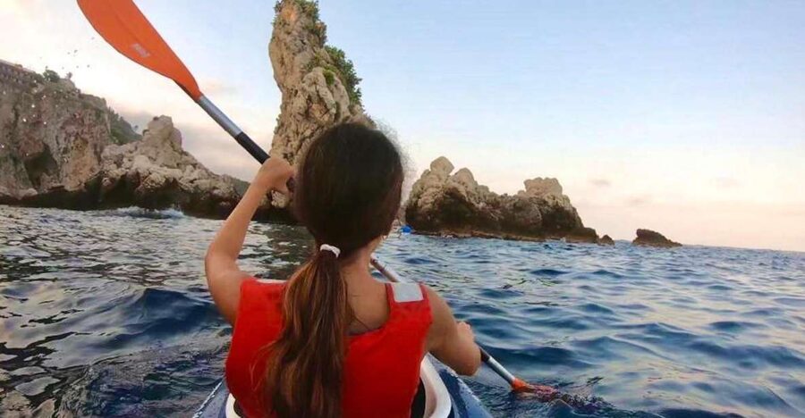 Taormina: Kayak Coastal Tour to Isola Bella and Blue Grotto - Paddling Across the Bay to Isola Bella